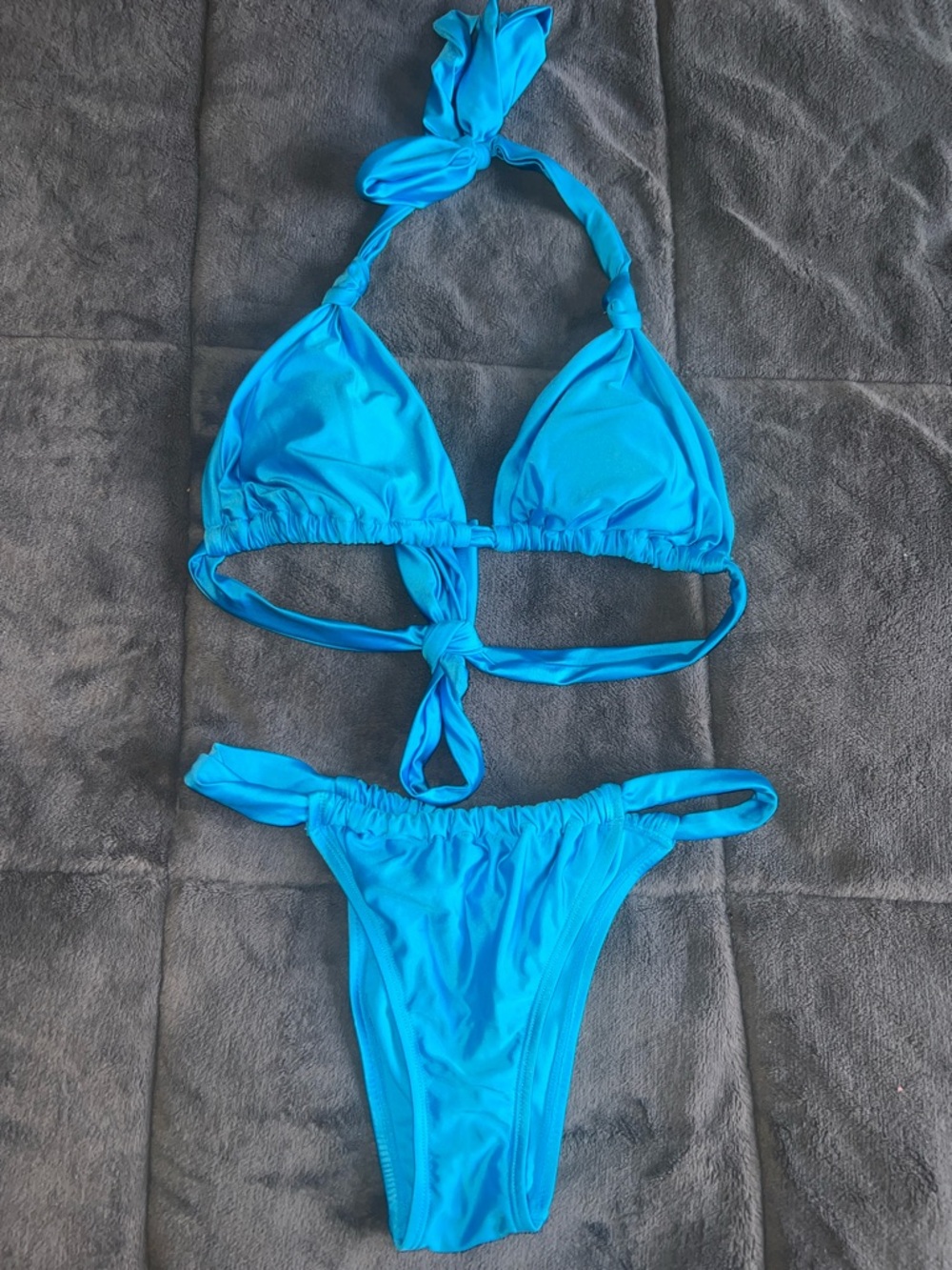 wild fable Bright Turquoise Bikini Set